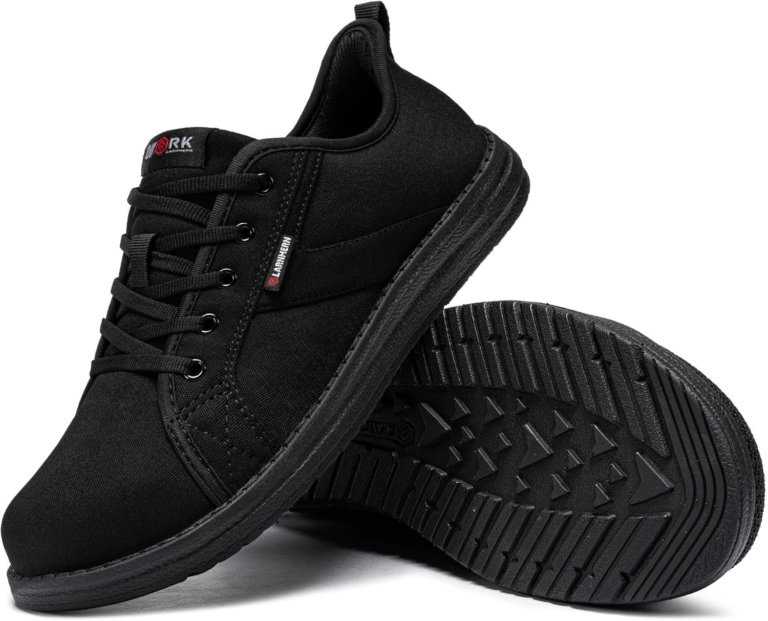 LARnmern 軽量の鋼のつま先の安全靴 滑り止め 作業靴 LARnmern 軽量の